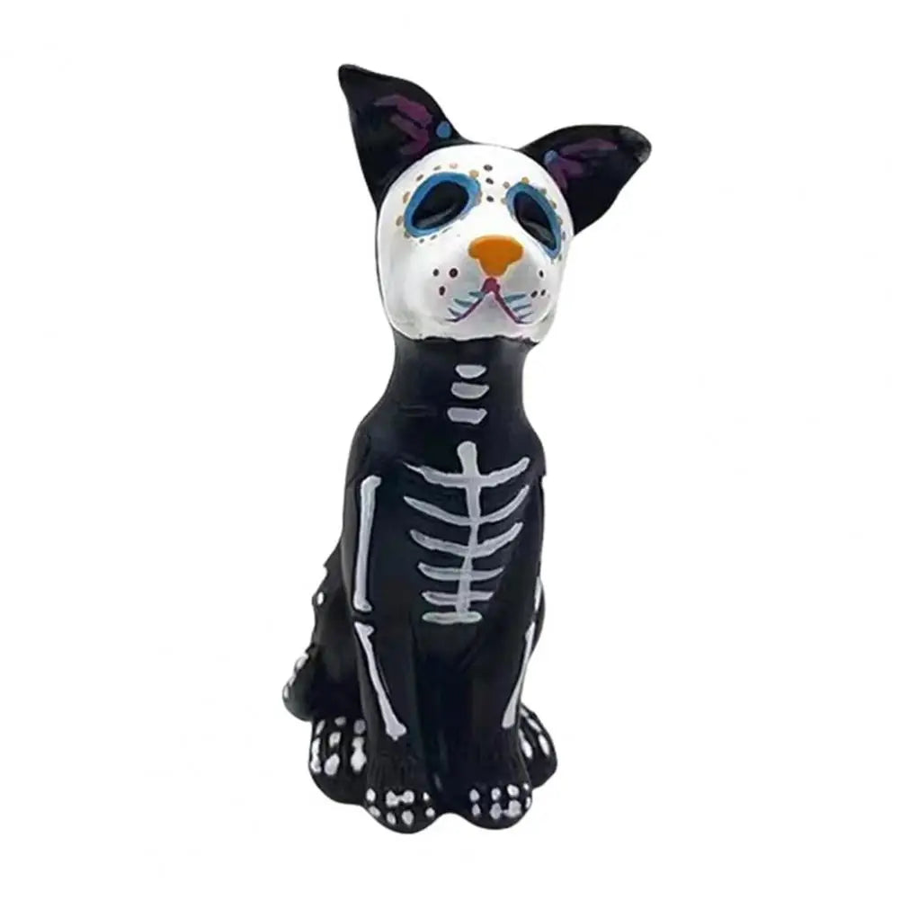 Halloween Home Decorations Dog Cat Ornament Spooky Halloween Haunted House Decor Ghost Cat Dog Ornament Sculpture for Home Lootquake LLC