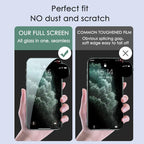 4pcs Full Cover Tempered Glass For Iphone 11 13 12 Pro Max Mini Xs X Xr Screen Protector On Iphone 7 8 Plus 6 6s Se 2020 Glass Guard Screen Protector For Iphone Stevvex