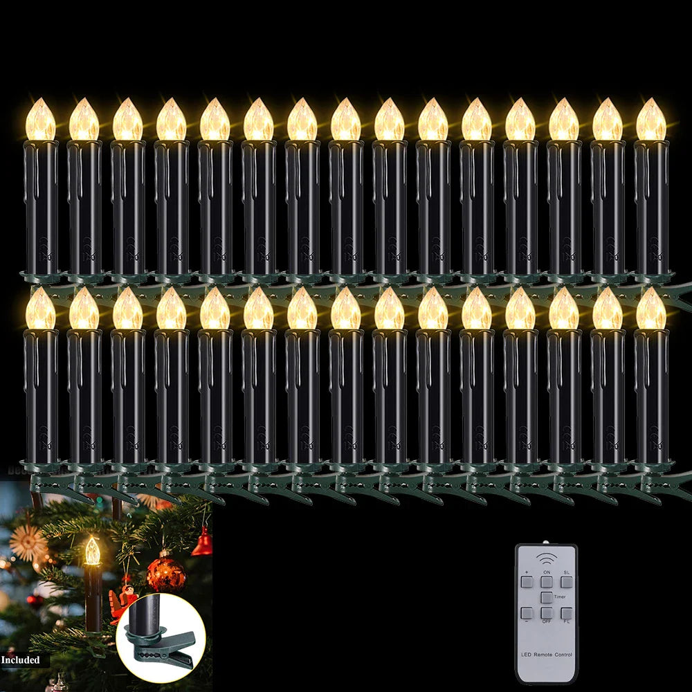 LED Floating Candle for Home Decoration, Flickering Flame, Timing Remote, Battery Operated, Halloween, Christmas,Black Candle Lootquake LLC