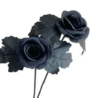 Halloween Decoration Artificial Flowers Bouquet With Pumpkins & Black Roses, Halloween Table Centerpiece For Dining Living Room Lootquake LLC