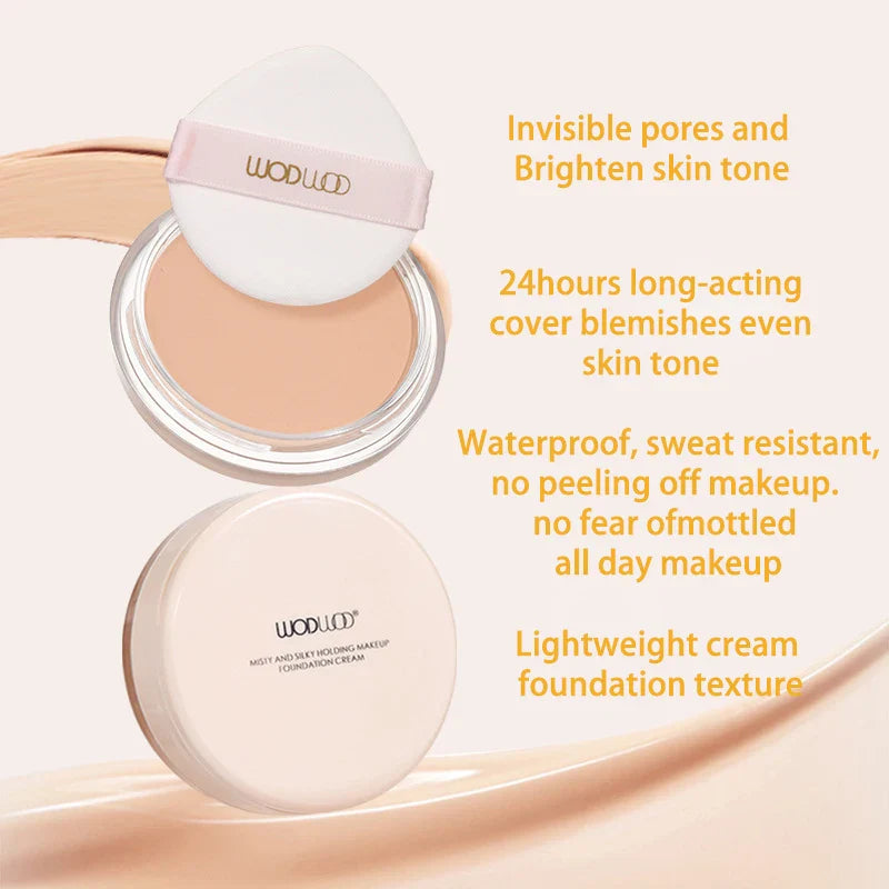 Mousse Foundation Cream Cushion Compact Moisturizing lasting Waterproofing Concealer High Coverage Foundation Korean Makeup Base Lootquake LLC
