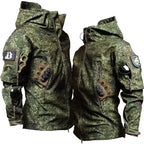 Camo Winter Tactical Sets Men Shark Skin Soft Shell Hooded Jacket+Multi-pocket Straight Cargo Pant 2Pcs Suits Waterproof Set Lootquake LLC