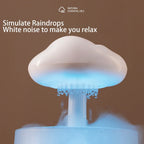 300ml 5W USB Air Diffuser Bluetooth Rain Cloud Humidifier Design Mushroom Lamp Colorful NightLight Ultrasonic Aroma Diffuser