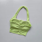 Backless Bliss: Sexy Sports Bra & Yoga Crop Top THRIXINE