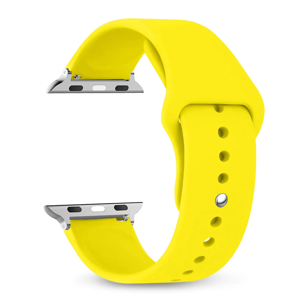 Apple Watch Silicone Strap - Comfortable Waterproof Band