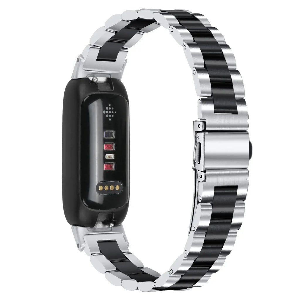 Fitbit Inspire 3 Stainless Steel Band – Premium Metal Strap - SJB-DIAMOND ELITES