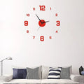 New 3D Acrylic Mirror Wall Clock Sticker for 40CM Fashion DIY Quartz Clocks Watch Home Decoration Living Room Stickers Lootquake LLC