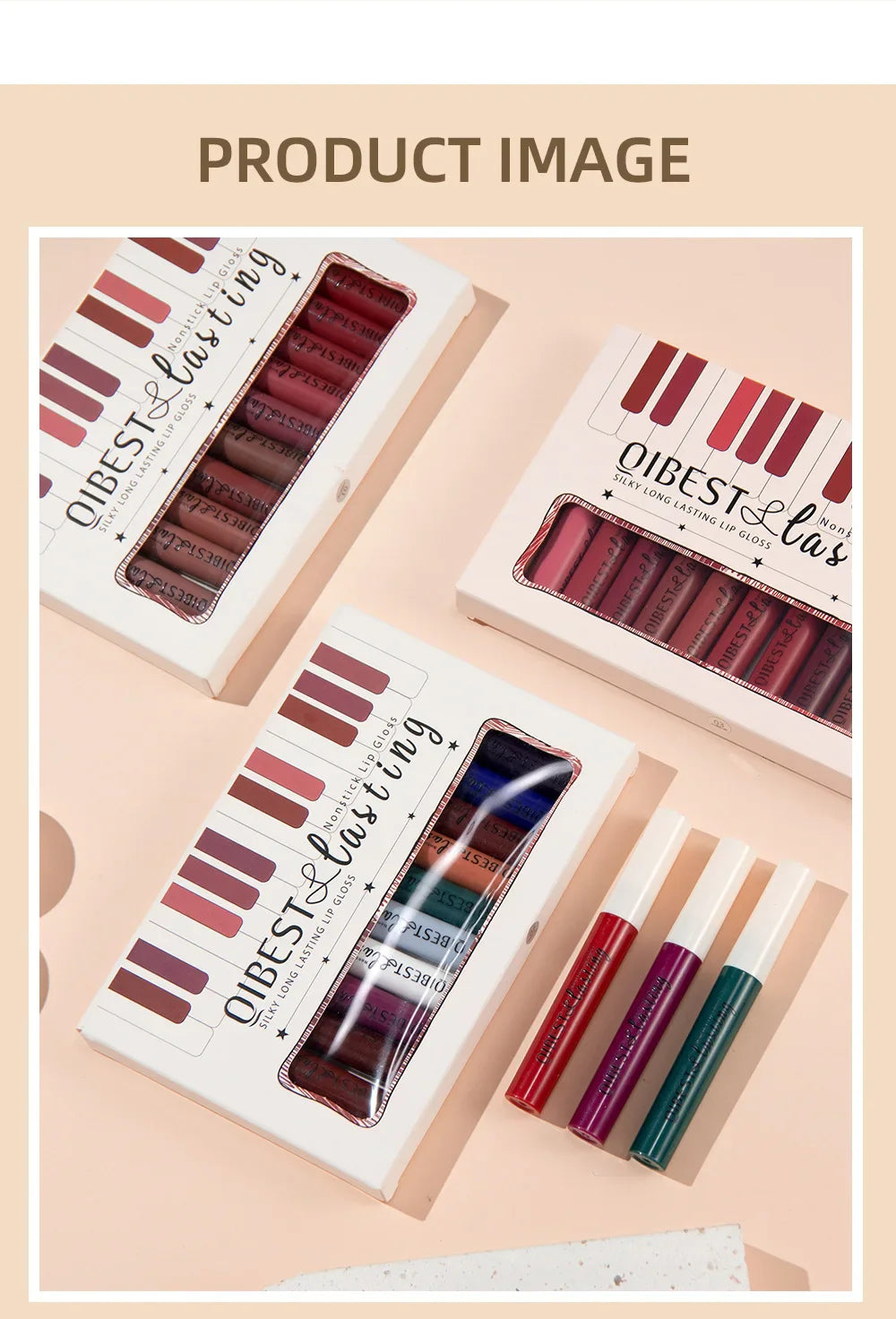 Luxury Matte Lip Gloss Set 12 Waterproof Shades Non Sticky Long Lasting Lipstick Kit For Daily Party Makeup Lootquake LLC