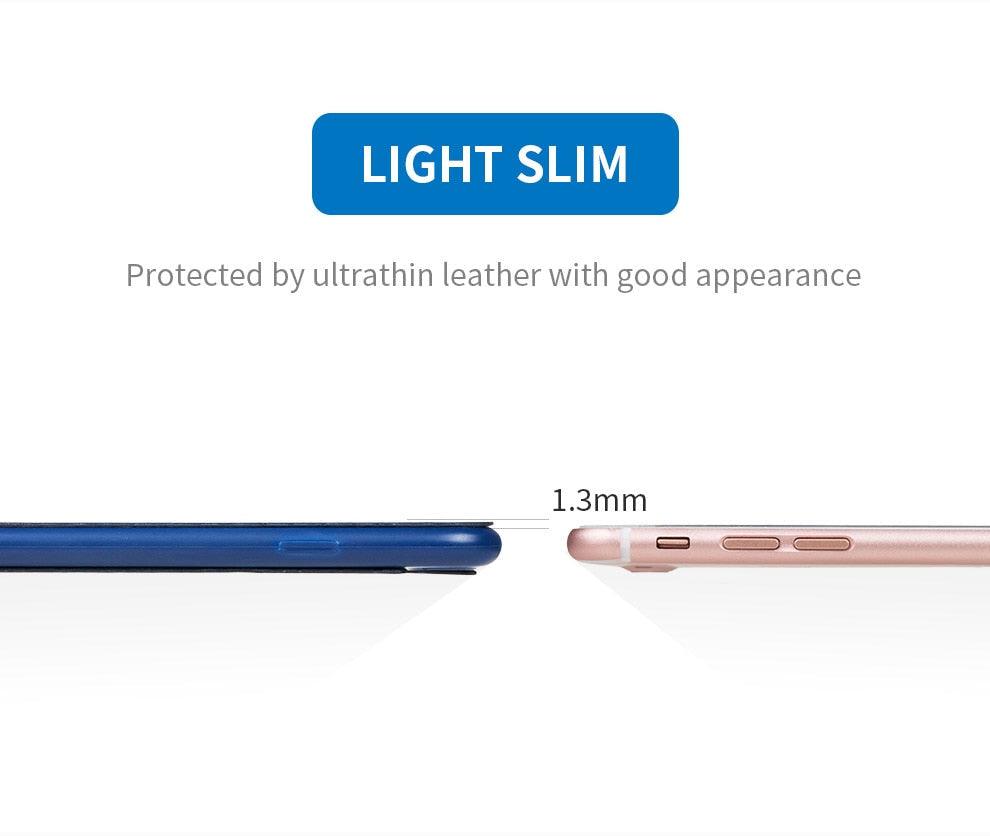 Ultra Thin Slim Case For iPhone 13 12 Case 6S 7 8 Plus X XR XS Max Flip Leather Cover For iPhone 12 11 Pro Max Case  Leather Extra Slim Phone Case With Stand Function Stevvex