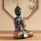 Exquisite Sitting Buddha Statue Sculpture, Religious Artwork Craft, Home Decor Piece, Living Room, Entrance Hall,Office Ornament Lootquake LLC