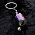 Personalized Keychain Creative Metal Mini Car Parts Manual Transmission Auto Keyring Accessories Key Ring Chain Men Lover Gift Lootquake LLC