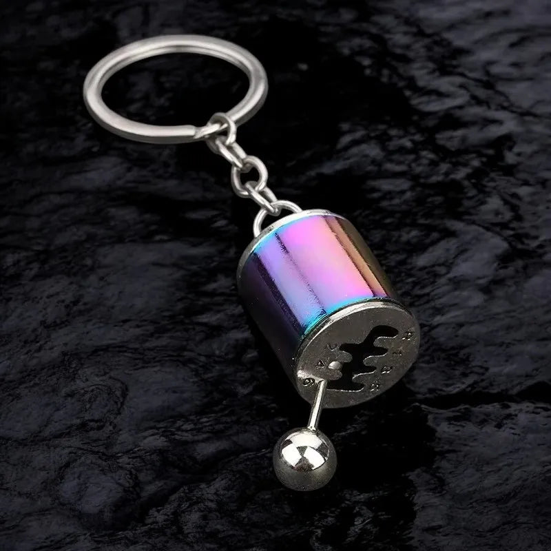 Personalized Keychain Creative Metal Mini Car Parts Manual Transmission Auto Keyring Accessories Key Ring Chain Men Lover Gift Lootquake LLC