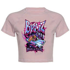 Women's Y2K Gothic Cartoon Print T-Shirt Trendy