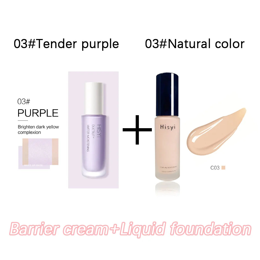 Liquid foundation naturally covers flaws without sticking powder, plain face cream, transparent foundation, conceals blemishes Lootquake LLC