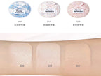 FLORTTE Air Cushion Concealer Coverage Moisturizing Long-Lasting Foundation Base Makeup Cream for Dry Skin Oil Control