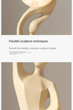 Home Decor Statue Abstract Art Ornaments Nordic Living Room Large Floor Luminous Sculpture Housewarming Gift Interior Figurines