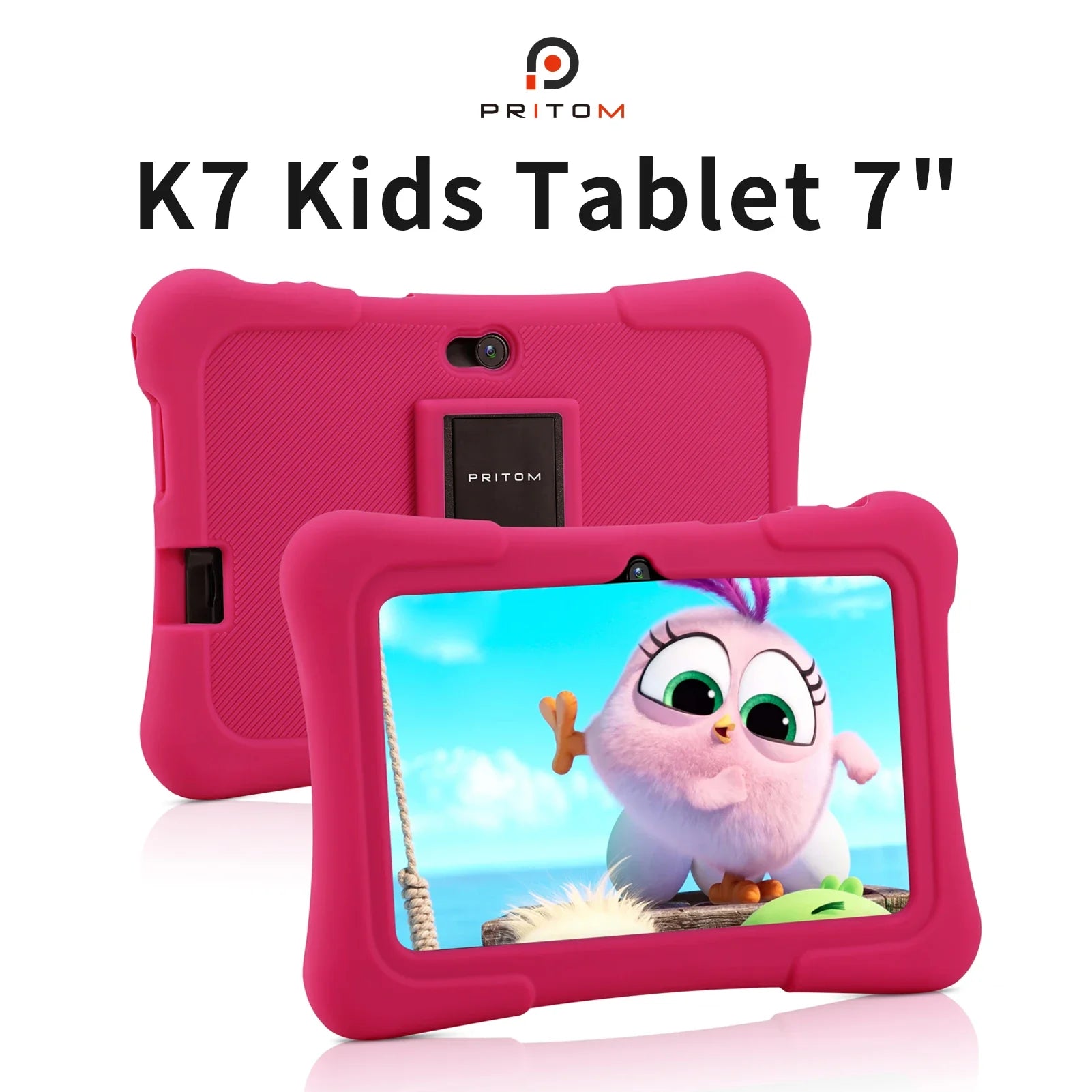 PRITOM 7 Inch Kids Tablet Quad Core Android 10 32GB WiFi Bluetooth Educational Software Installed Lootquake LLC