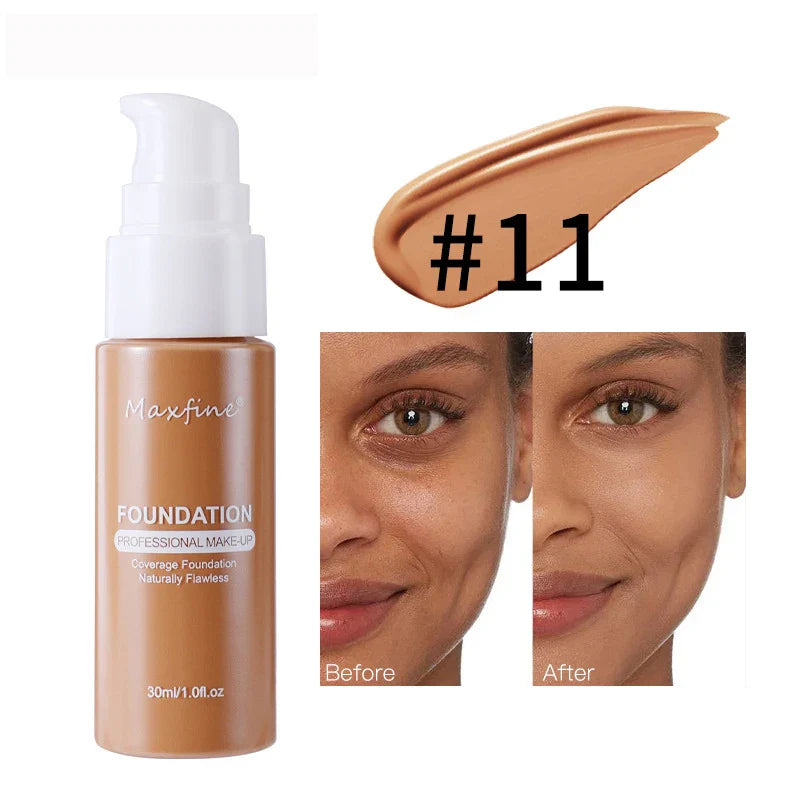 Liquid Foundation Effective Concealer Waterproof Sweat-resistant Makeup Professional Cosmetics Lootquake LLC