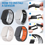 WHOOP 5.0 Silicone Strap - Dual Color Metal Frame Soft