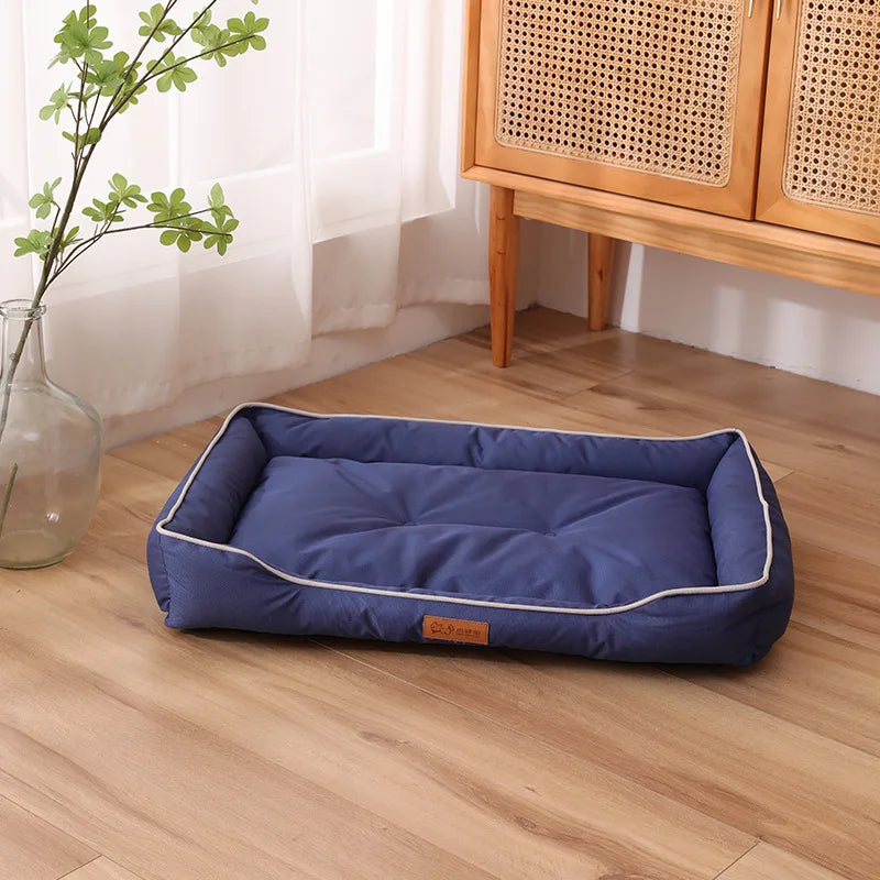 Waterproof Dog Bed 600D Oxford Pet Dogs Beds for All Seasons Thickened PP Cotton Filling Bite-resistant Pet Mat Dog Accessories Lootquake LLC