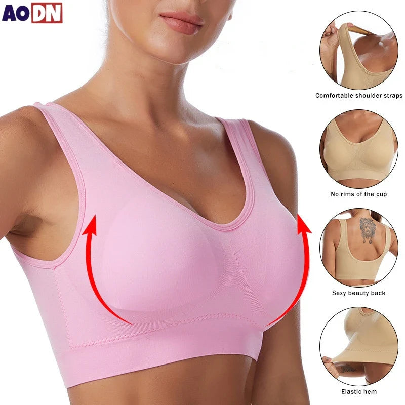 FreedomFit Plus: Wireless Seamless Adjustable Bra - SJB-DIAMOND ELITES