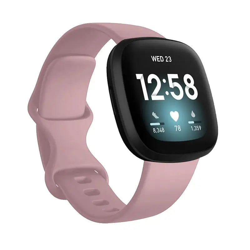 Fitbit Versa & Sense Silicone Band - Durable Stylish Straps - SJB-DIAMOND ELITES