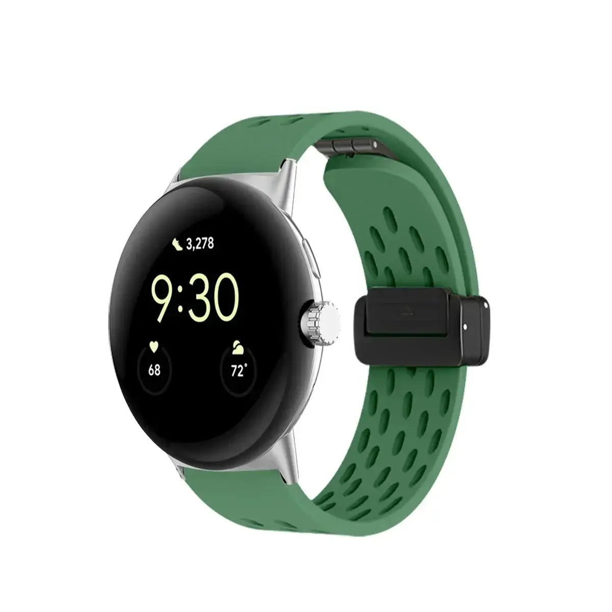 Google Pixel Silicone Band - Breathable With Magnetic Clasp BandsCo Straps