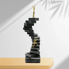 Resin Crafts Thinker Statues Ladder Statue For Bookshelf Decorative Objects Decoration Book Mountain Staircase Statue Lootquake LLC