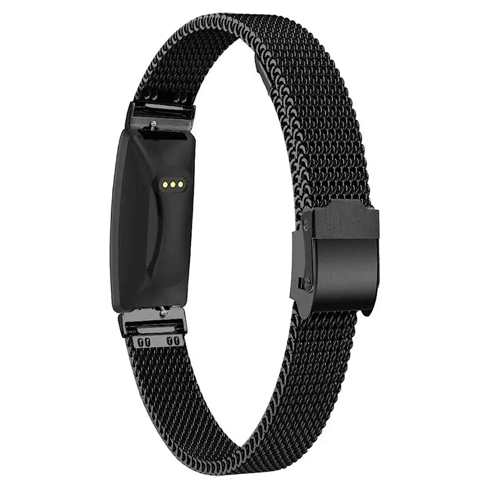 Fitbit Inspire 3, 2, 1, HR Stainless Steel Band - SJB-DIAMOND ELITES