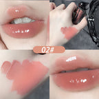 Dark Purple Lip Gloss Water Light Long Lasting Clear Moisturize Mirror Pink Peach Lip Tint Non Stick Cup Liquid Lipstick Makeup