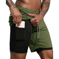 Men's Sport Shorts cool Double-deck Running Shorts - SJB-DIAMOND ELITES