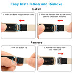 Fitbit Luxe Leather Band - Premium Comfort and Style - SJB-DIAMOND ELITES