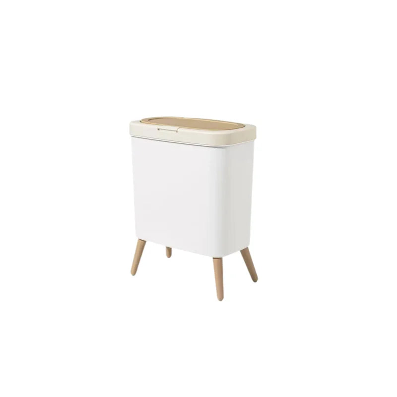 Kitchen Bathroom Living Room Office Bedroom Household Trash Can Small Medium Large Size Waste Bin with Lid Lootquake LLC