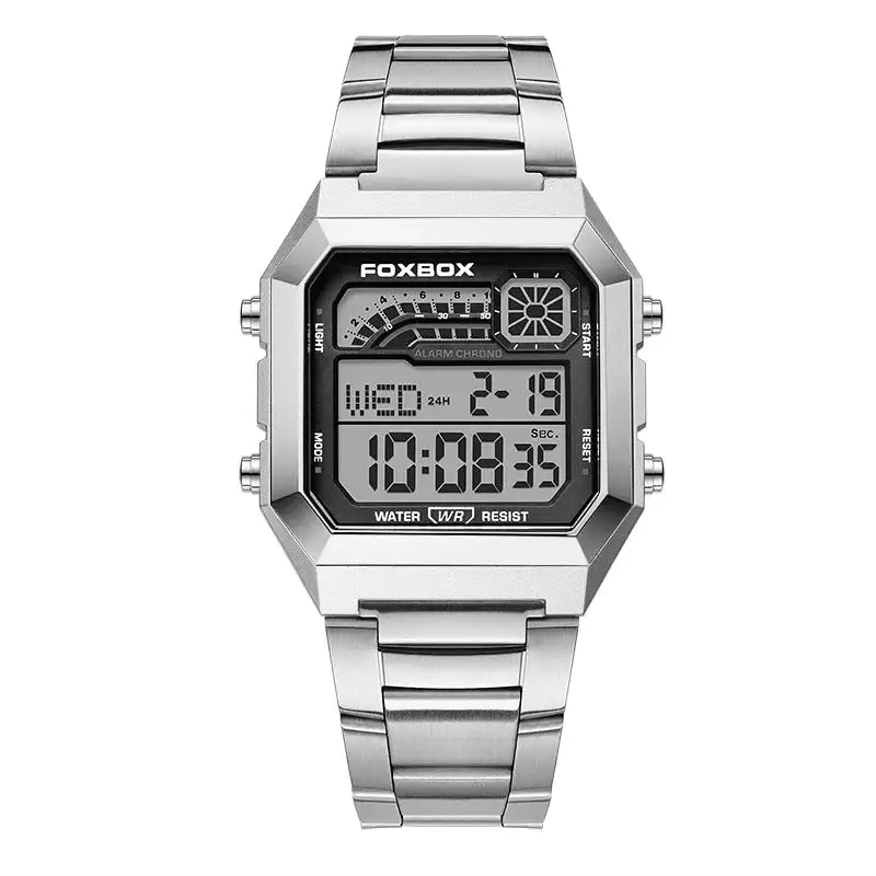 LIGE 2025 Men's watches Luxury LED Luminous Date Wristwatch Waterproof Sports Square  Casual Quartz Watches male reloj hommes