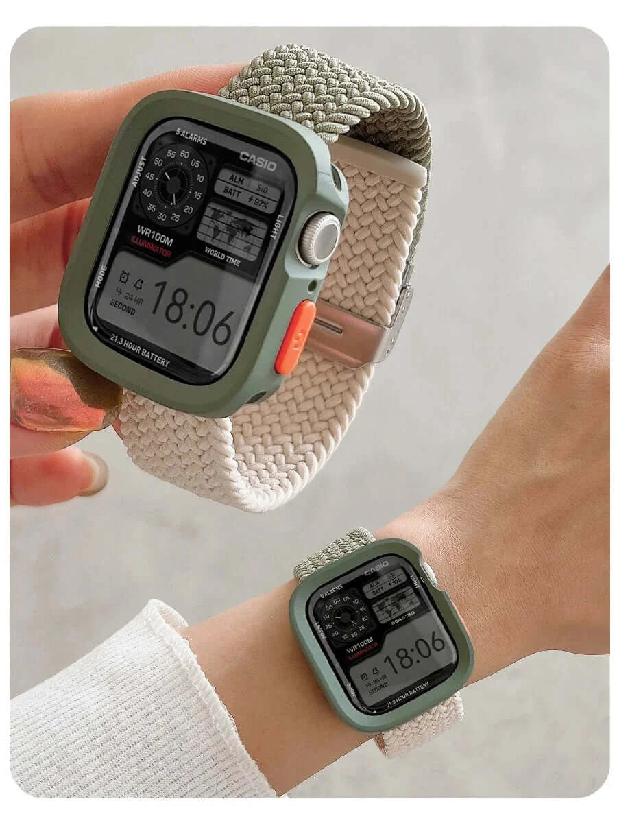 Apple Watch Nylon Strap - Durable Soft Fabric Band - SJB-DIAMOND ELITES