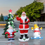 Outdoor Christmas Tree Decoration Life Size Christmas Statue For Sale