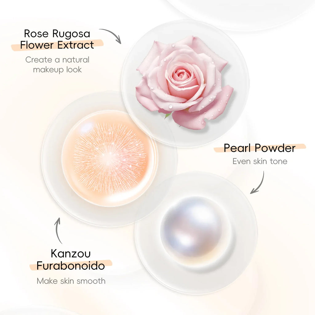 Natural Finish Foundation Cream 30ml Lightweight BB Cover Dark Circles Pores Oil Free Long Lasting Makeup Base Lootquake LLC