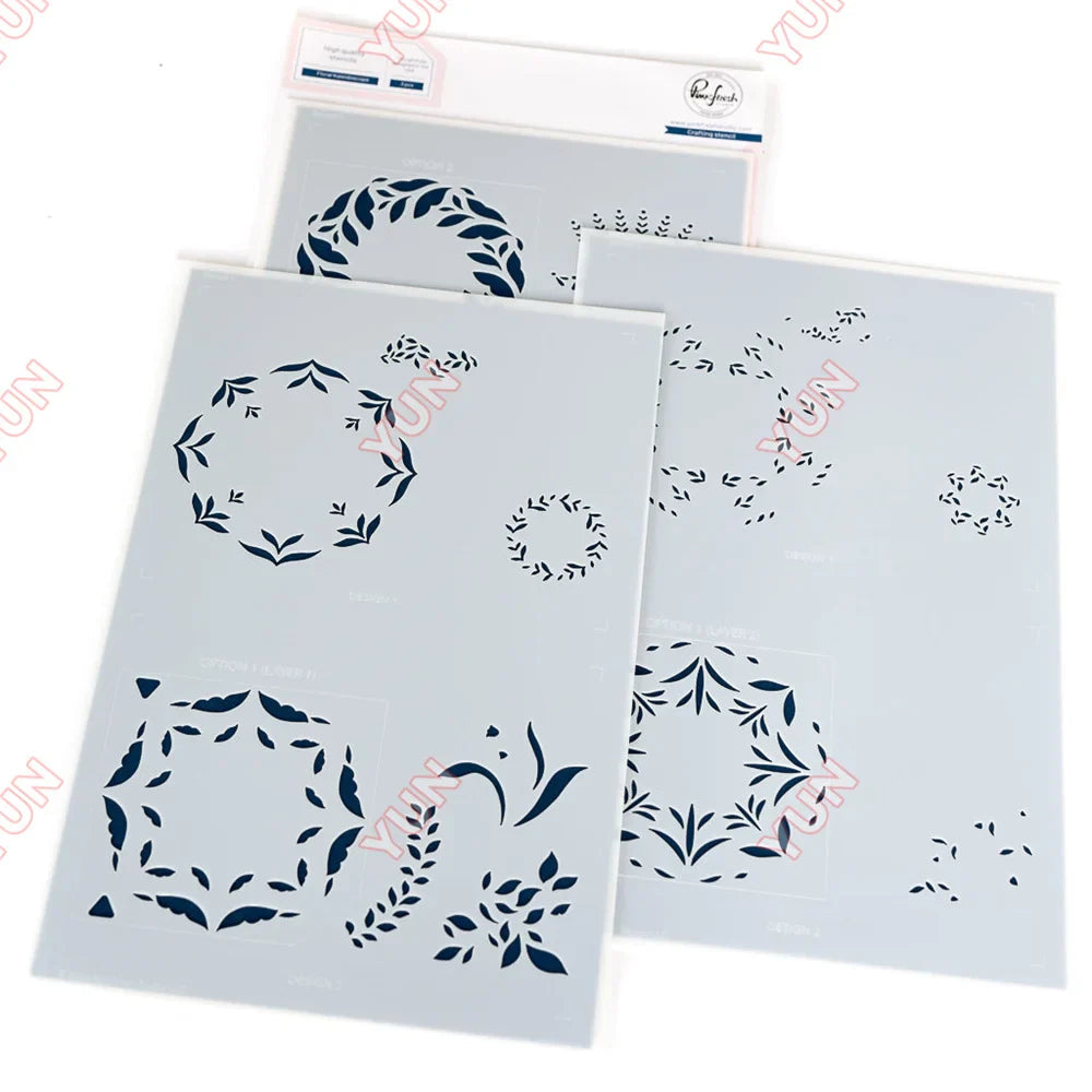 February 2025 New pink Floral Field Metal Cutting Dies Stamp Stencil Hot Foil Set DIY fresh Scrapbook Card Handmade Embossing Lootquake LLC