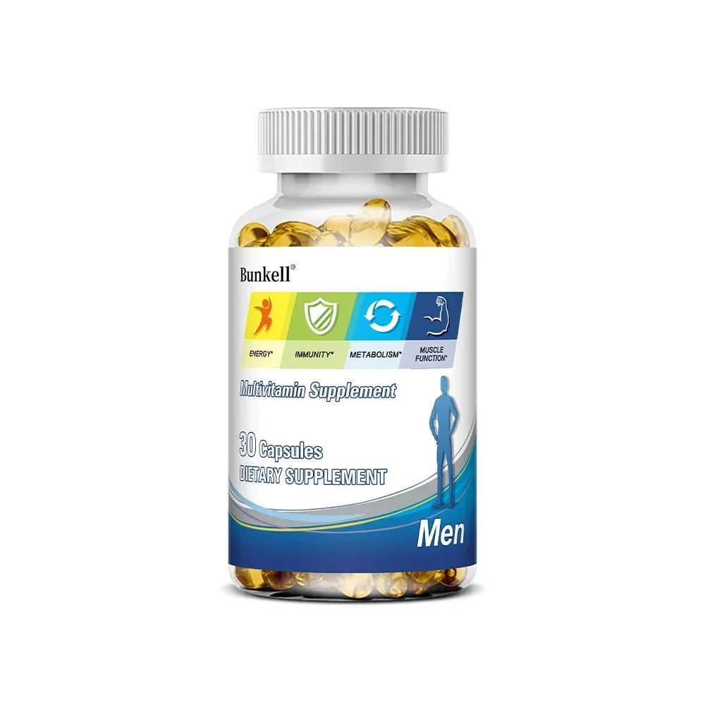 Multivitamin Capsules - Support Energy, Immunity, Metabolism, Muscle Function, Dietary Supplement for Men Lootquake LLC