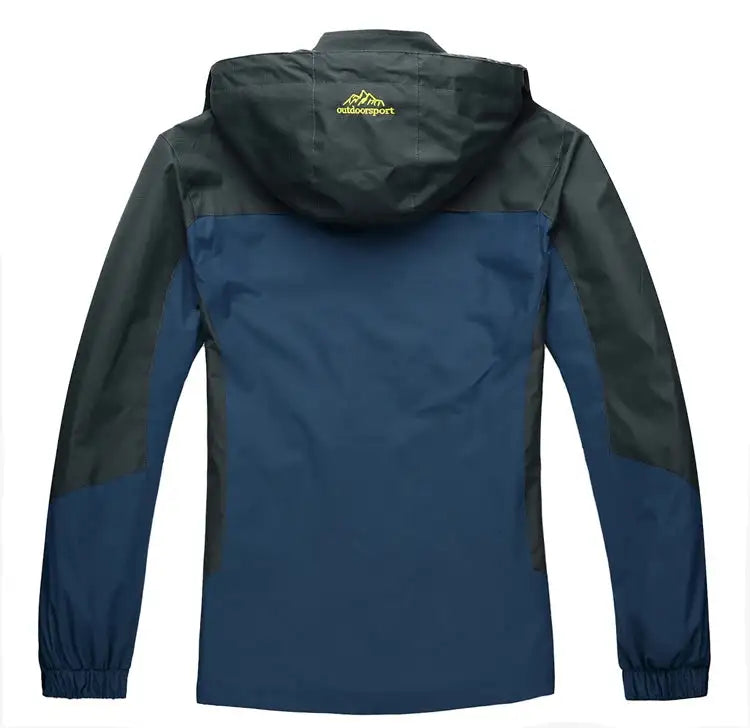 Men Autumn Jacket Camping Hiking Trekking Windbreaker Waterproof With Hood Spring Outdoor Sports Travel Climbing Coats