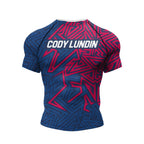 Men's Compression Short Sleeve Athletic T-Shirts - SJB-DIAMOND ELITES