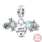 S925 Sterling Silver Princess Golf Hamster Camera Travel Three Piece Set Charms Beads 3mm DIY Fine Jewelry Making Lootquake LLC