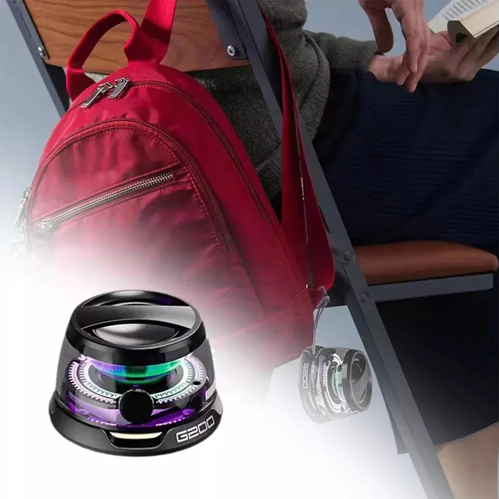 Mini Portable Bluetooth Speaker G200 RGB Color Light Magnetic Speaker BT5.3 Small Sound Box Phone Holder Wireless Loudspeaker Lootquake LLC