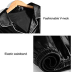 Men Pajama Sets Microfiber Sleepwear For Sleeping Man Shirt Silk Long Sleeve Pyjama Male Home Night Wear Plus Size Loungewear Lootquake LLC