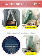 Kids Mosquito Net Baby Crib Curtain Hanging Tent Bed Decor Girl Princess Hanging Bed Canopy Living Corner Play Reading NookDecor