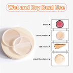 Soft Silicone Gel Powder Puff Transparent Air Cushion Powder Puff For Liquid Foundation Cream Cosmetic Blender Cosmetic Tools