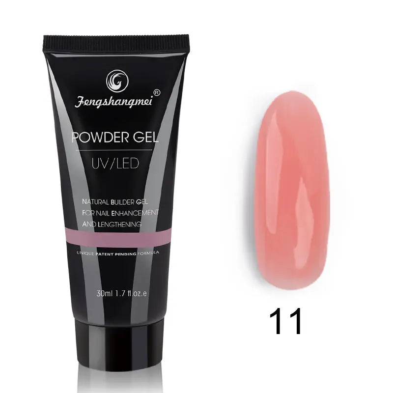 Poly Nail Gel 30g Nude Nature Builder for Nail Extension All Season Gel Color for 3D Molding Gel Nail Strengtheners Long Lasting