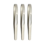 Premium Round Head Tweezers for Eyebrow & Facial Hair Removal Seamless Clips Short Hair Precision Beard Clip