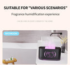 Map Humidifier Colorful Gradient Flame Aroma Diffuser Home Hotel Desktop USB Air Humidification Lootquake LLC