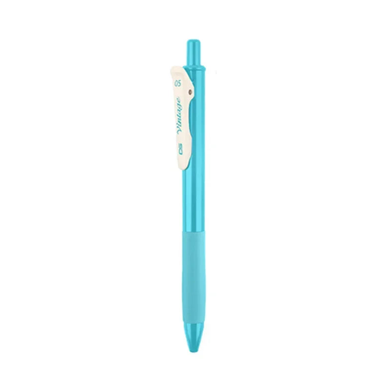 1pc Quick Dry Retro New Color Gel Ink Pen 0.5mm Vintage Pen for Journaling DIY Gift Card Coloring Drawing School Office Supplies Lootquake LLC